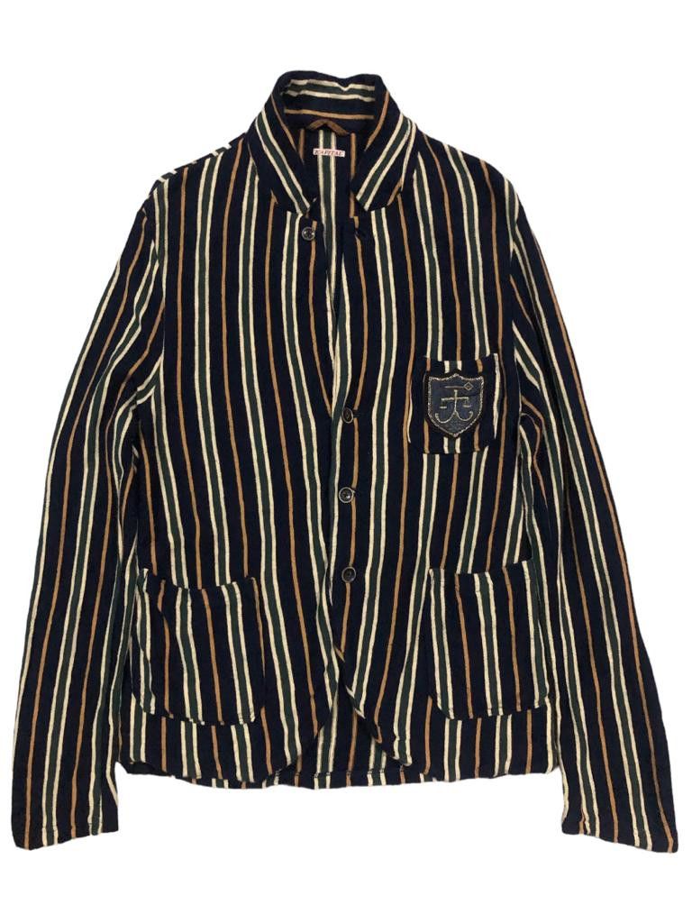 Kapital Kountry Kapital Stripe Cardigan Jacket Size US M / EU 48-50 / 2 - 1 Thumbnail