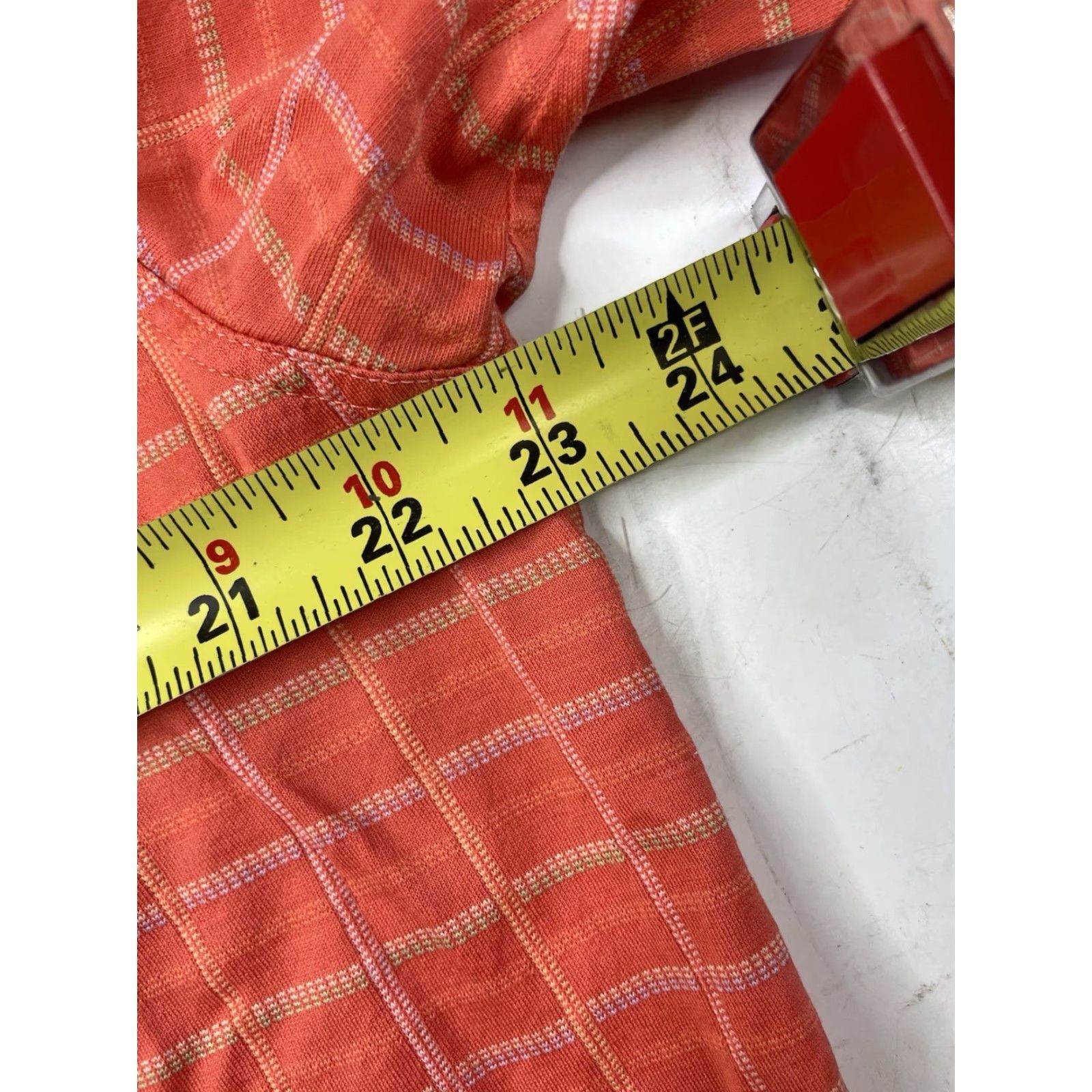 Vintage Masters Polo Shirt Mens Large Golf Italy Augusta National Check Pattern 100% Cotton Orange Pink Logo Short Sleeve Collared Button Vintage: No Size US L / EU 52-54 / 3 - 5 Thumbnail