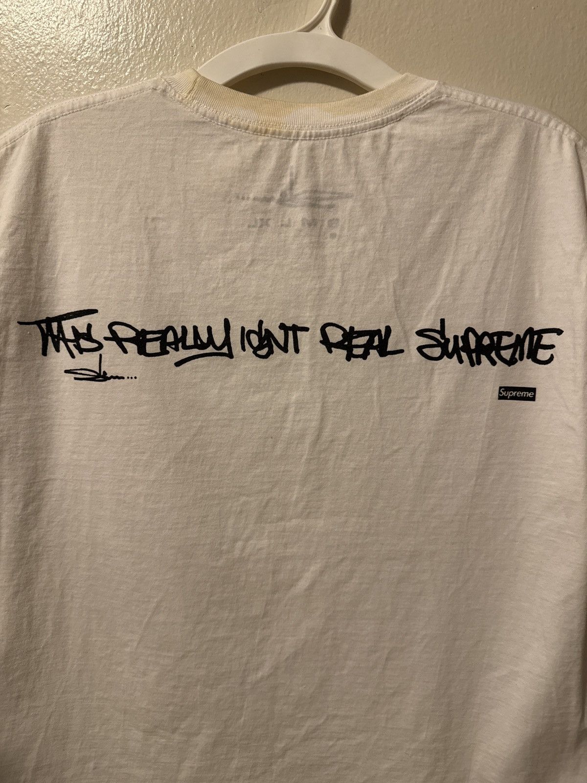 Other Slawn “Batpreme” Box Logo Tee in white Size US S / EU 44-46 / 1 - 3 Thumbnail