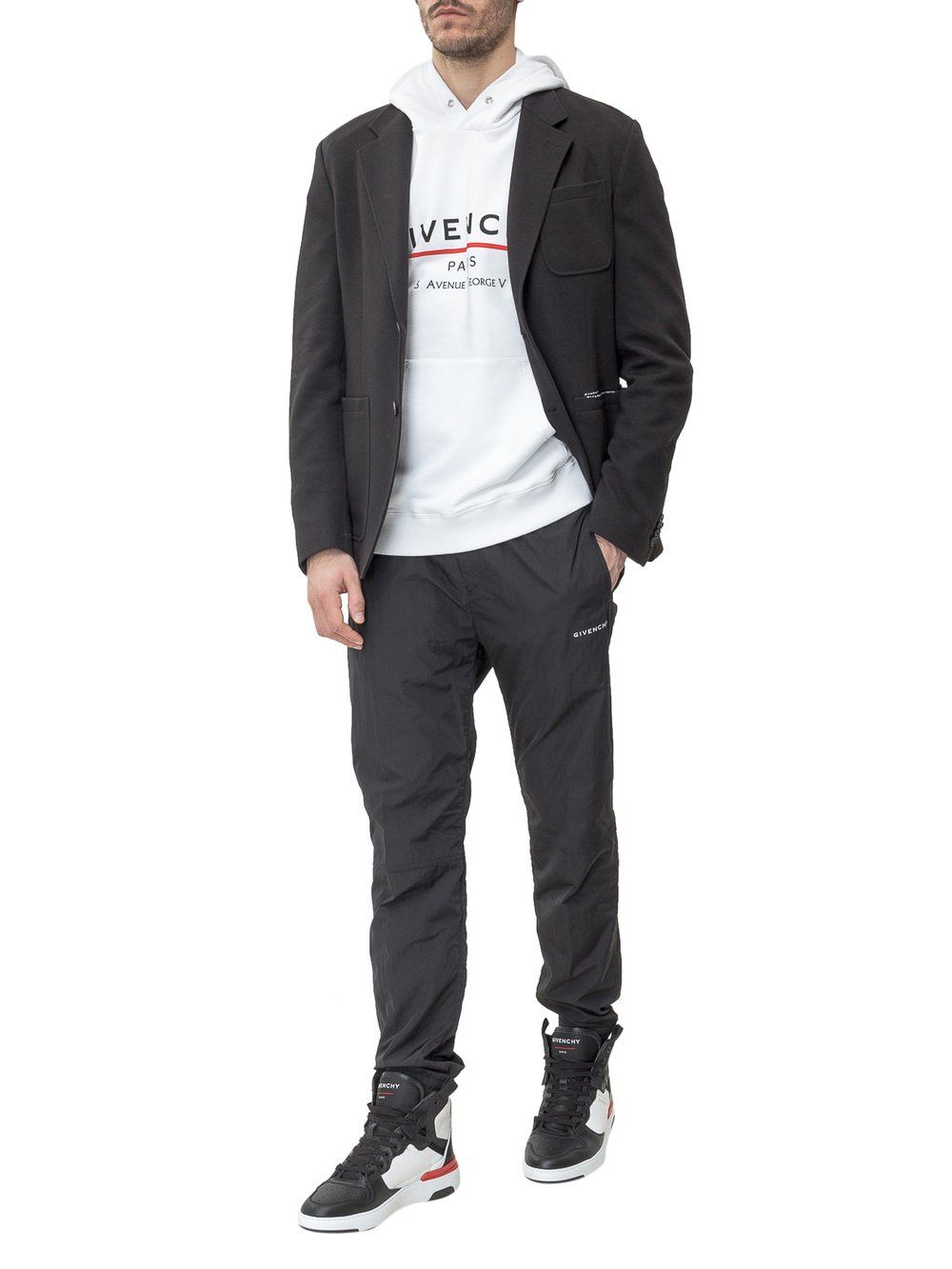 Givenchy White Address Logo Hoodie Size US S / EU 44-46 / 1 - 3 Thumbnail