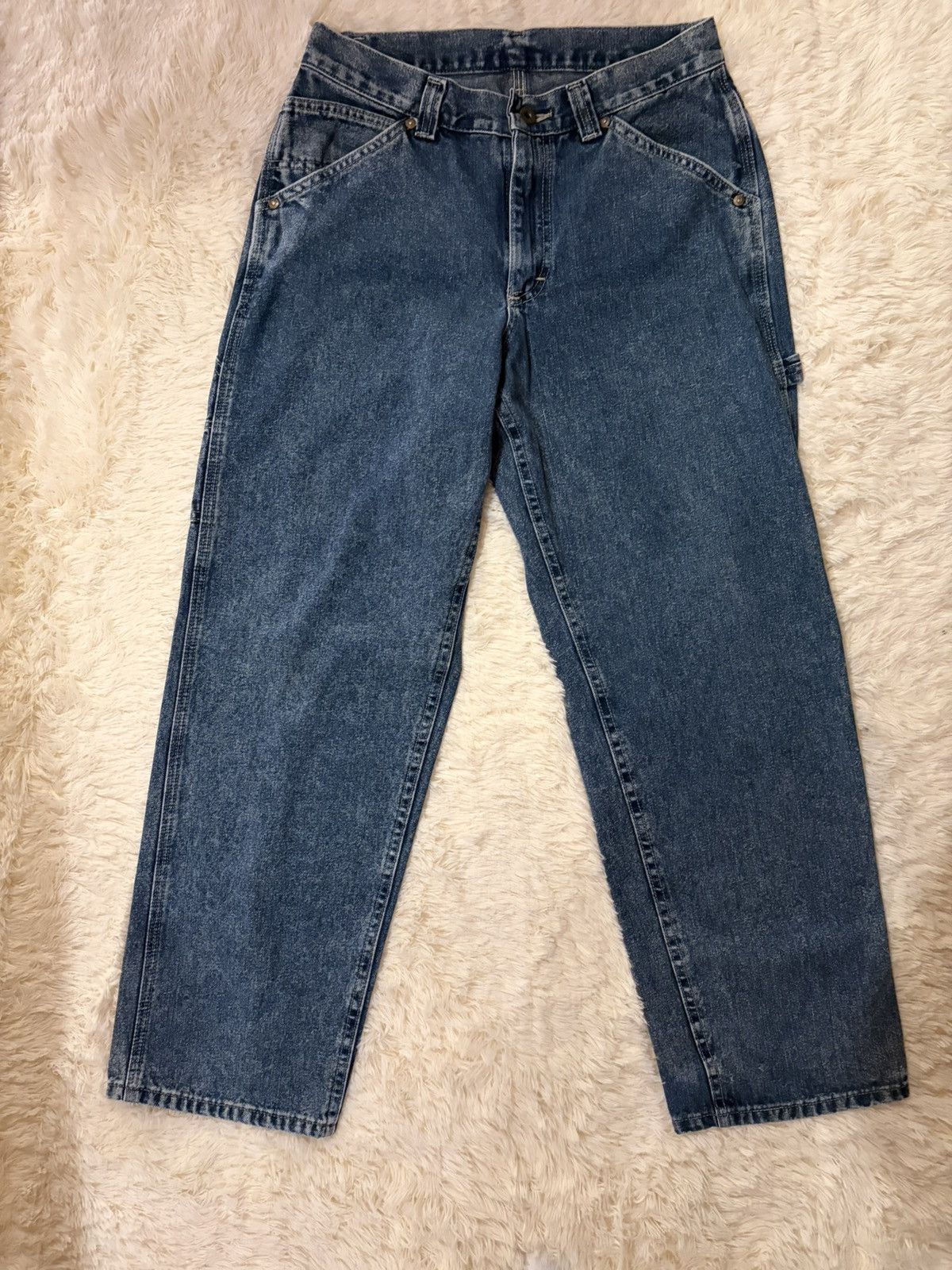 Lee Vintage Lee Men's Blue Medium Wash Straight Leg Size US 30 / EU 46 - 2 Thumbnail