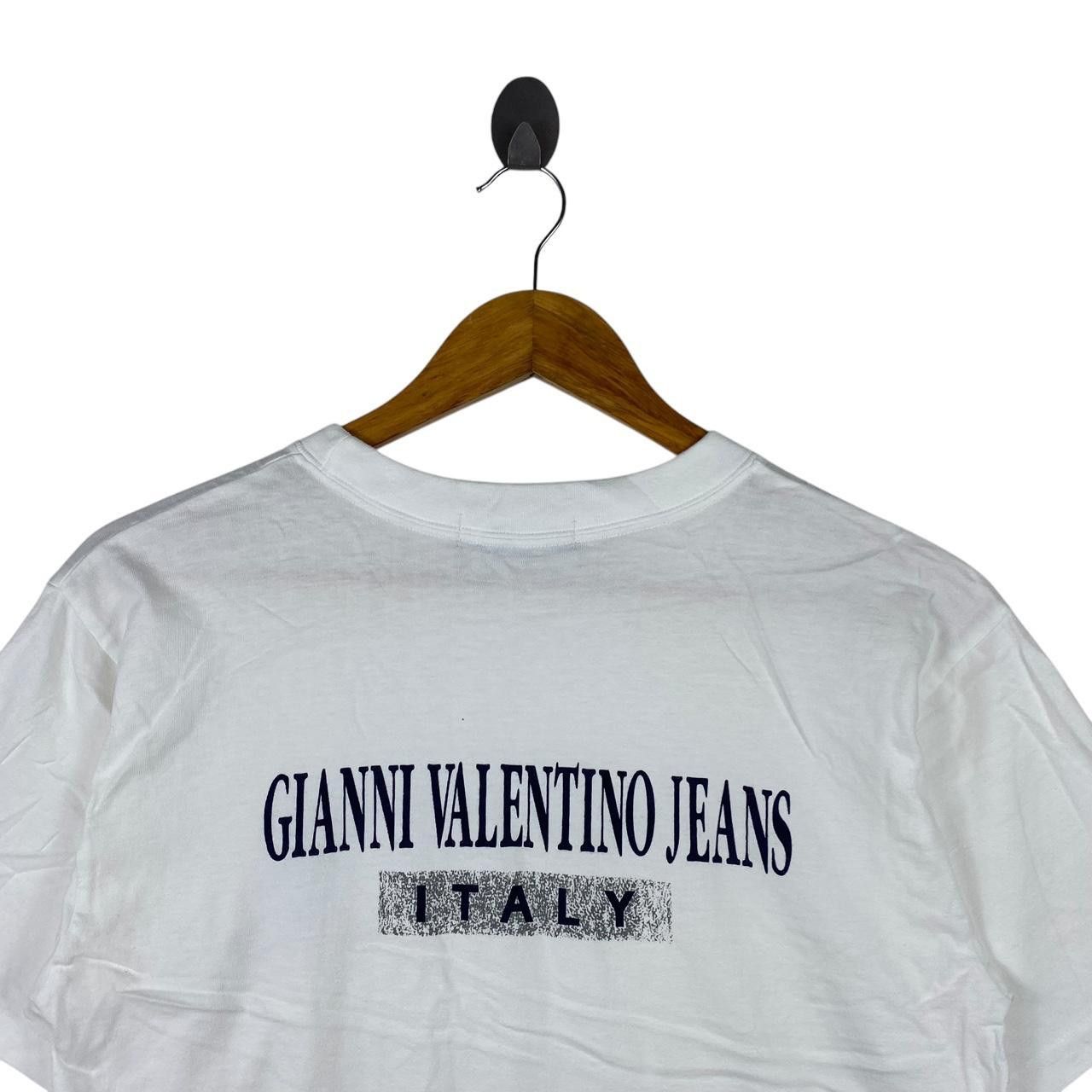 Vintage Vintage GIANNI VALENTINO ITALY Jeans Collection Tee Shirt Size S / US 4 / IT 40 - 5 Thumbnail