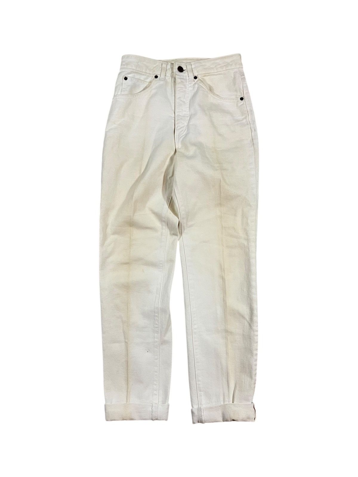 Edwin × Vintage Vintage Edwin White Tapered Jeans 26x28 Size 26" / US 2 / IT 38 - 1 Thumbnail