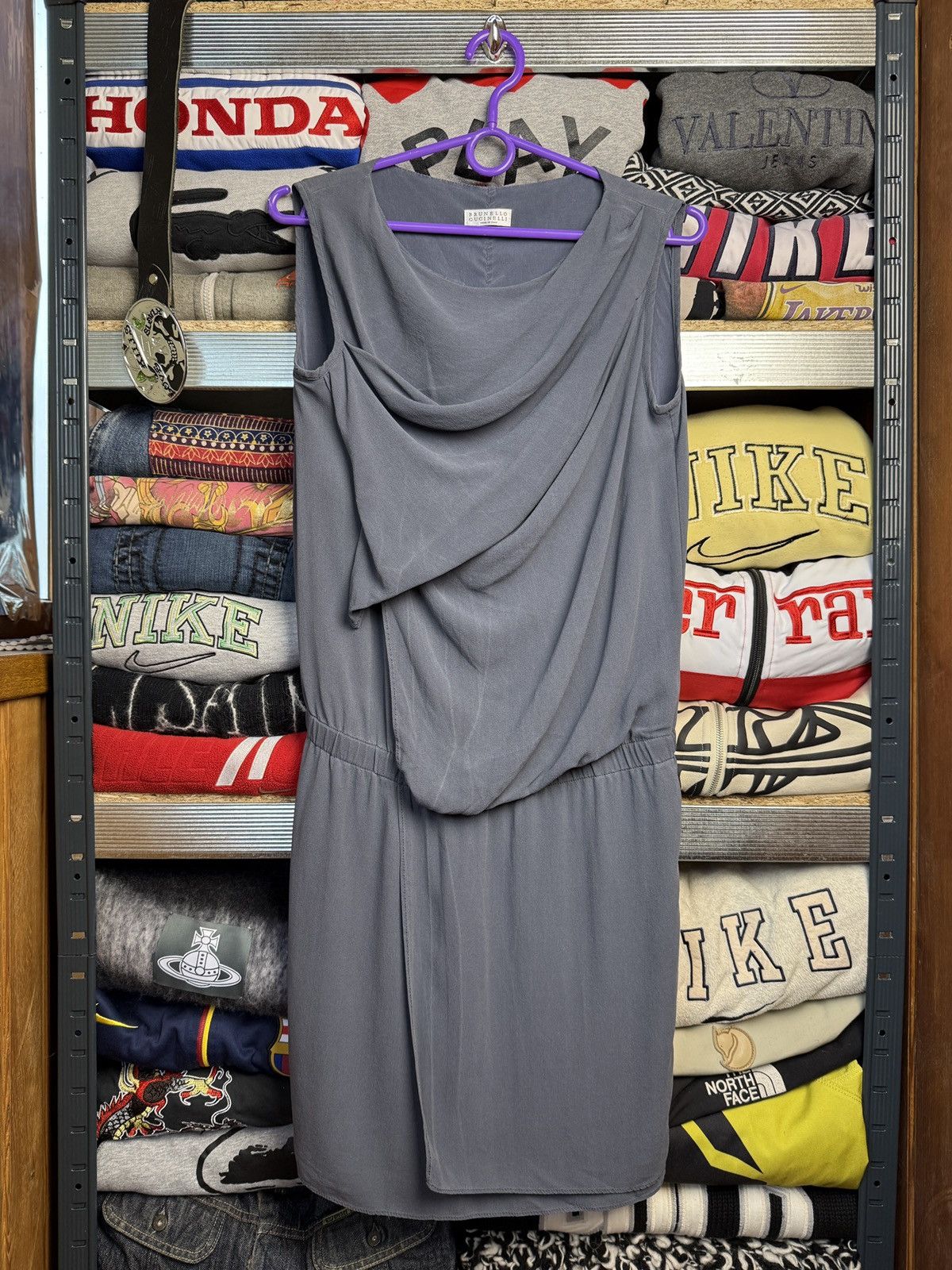 Brunello Cucinelli brunello cucinelli vintage cashmere maxi dress-sweater Size M / US 6-8 / IT 42-44 - 1 Thumbnail