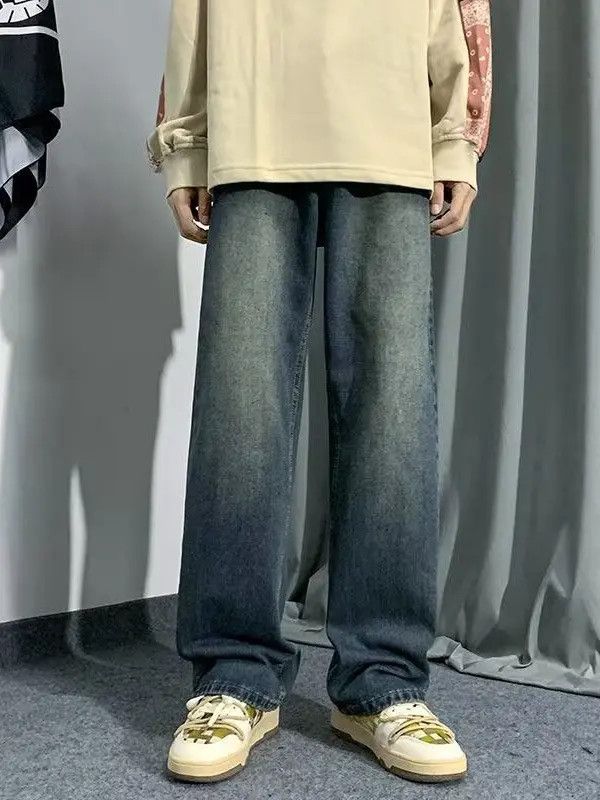 Japanese Brand × Jean Retro loose high street gradient jeans Size US 32 / EU 48 - 1 Thumbnail