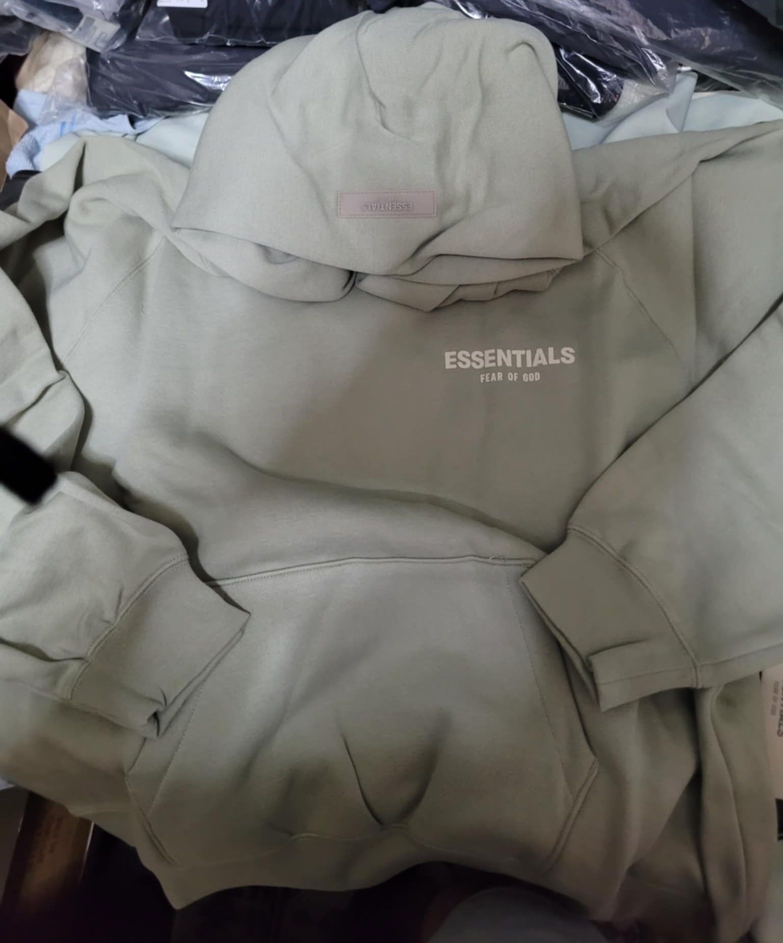 Fear of God sz L Fear of God Essentials Hoodie Seafoam Size US L / EU 52-54 / 3 - 2 Thumbnail