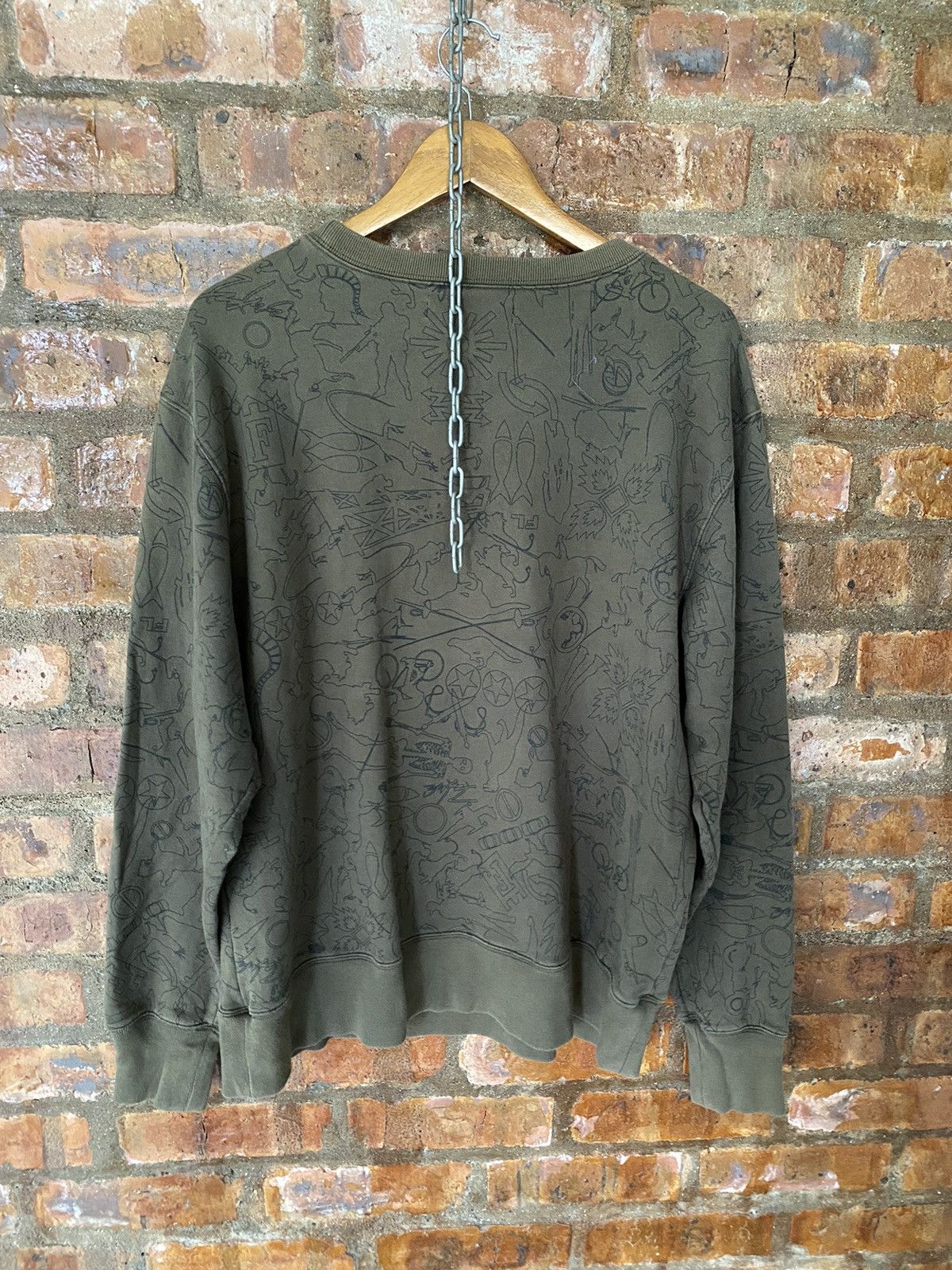 Futura OG 2000s Futura Pencil Grafiti all logo sweatshirts Size US XL / EU 56 / 4 - 12 Thumbnail