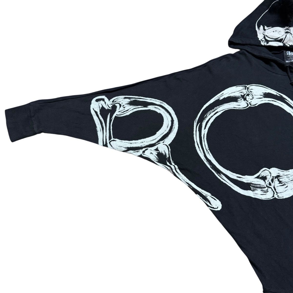 Le Grande Bleu (L.G.B.) GLAD NEWS Mohawk Hoodie Rock Skull Size US M / EU 48-50 / 2 - 6 Thumbnail