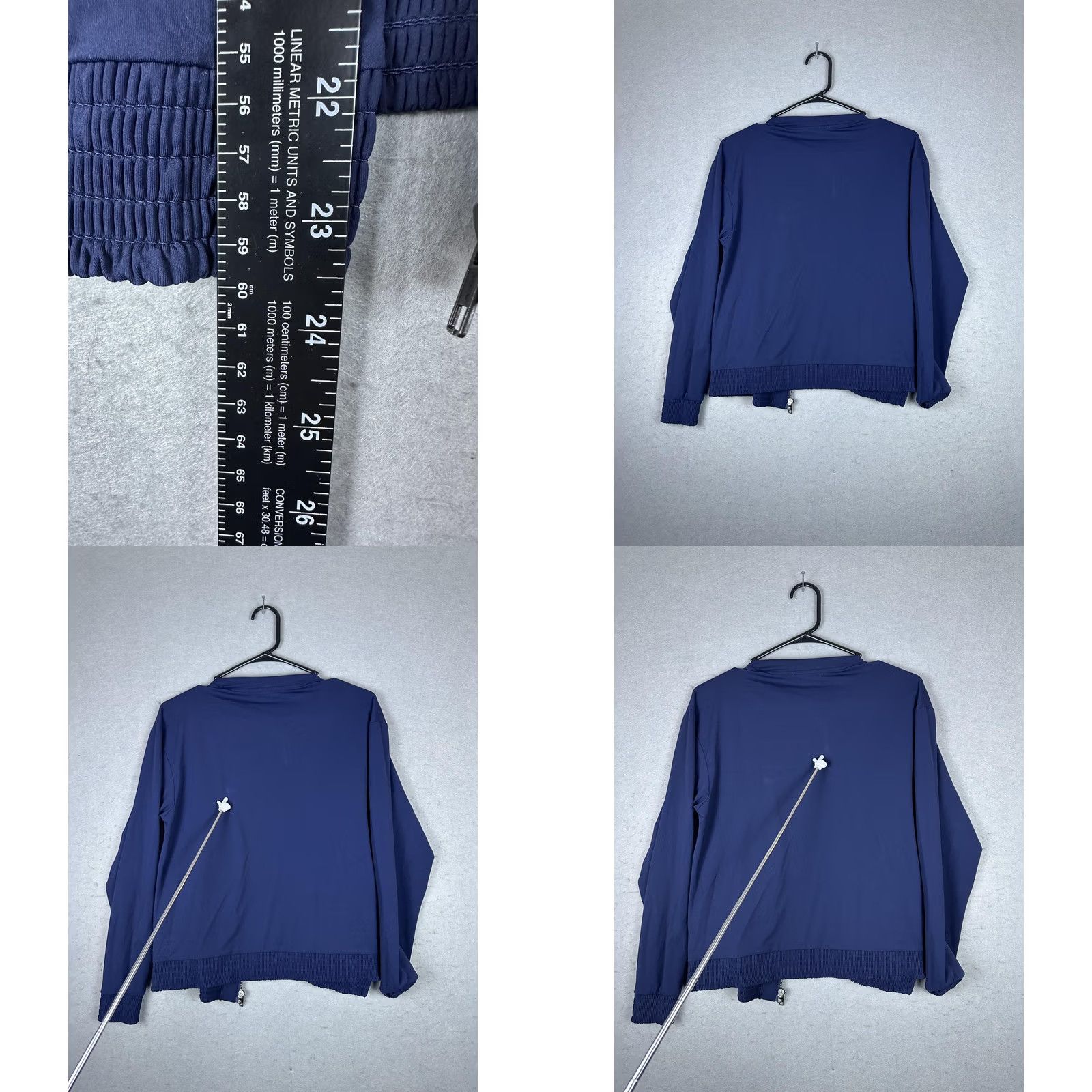 Vintage Soma Jacket Womens XS Lightweight Zip Up Bomber Casual Activewear Blue Size XS / US 0-2 / IT 36-38 - 8 Thumbnail