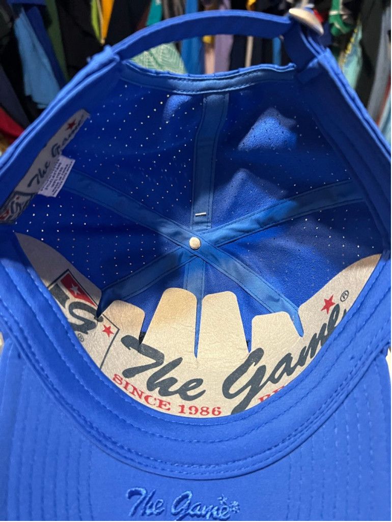 The Game The Game Adirondacks Lake Placid New York Blue Baseball Cap Size ONE SIZE - 5 Thumbnail
