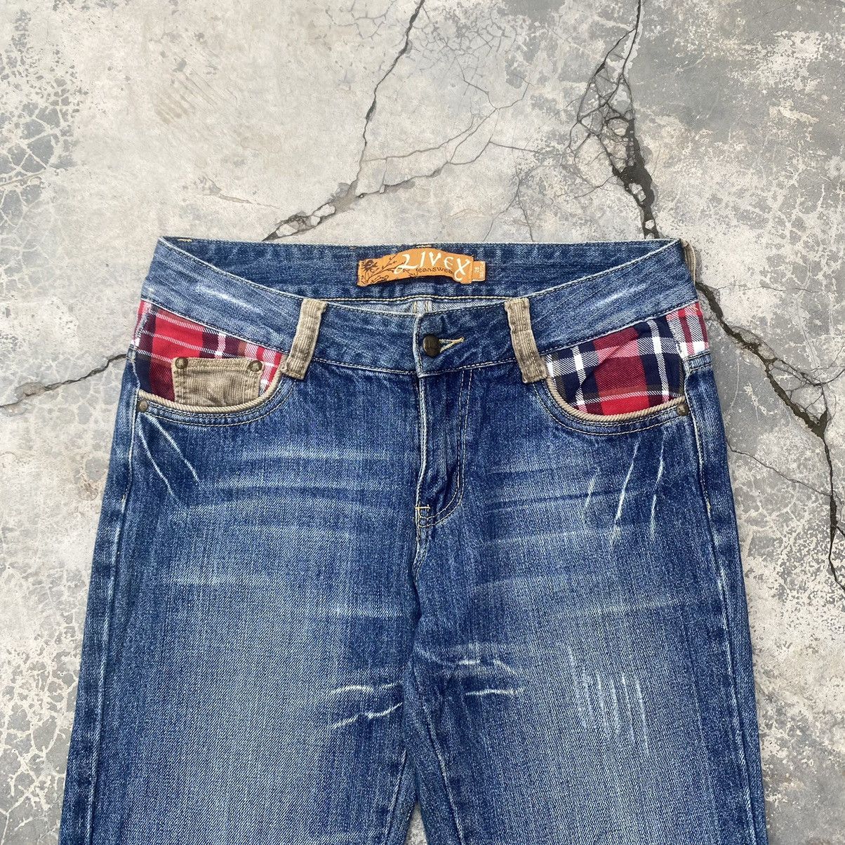 Japanese Brand 🔥LIVE X🔥 HYBRID JEANS Size 30" / US 8 / IT 44 - 4 Thumbnail