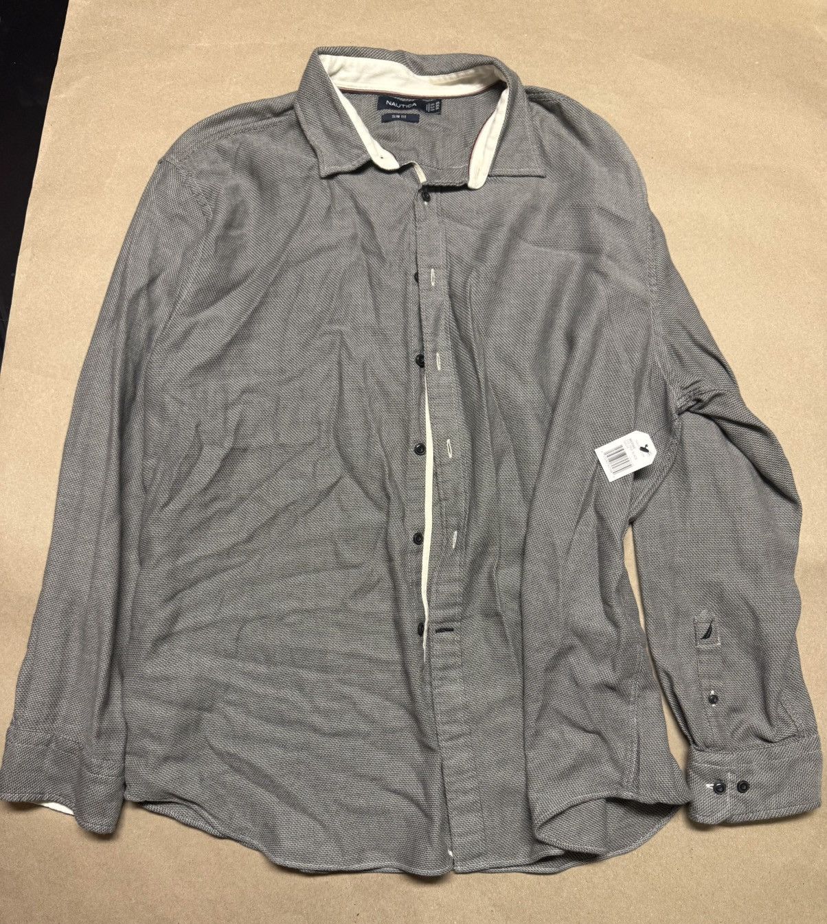 Nautica Nautica Men's Long Sleeve Slim Fit Button-Up Shirt XXL NEW! Size US XXL / EU 58 / 5 - 1 Thumbnail