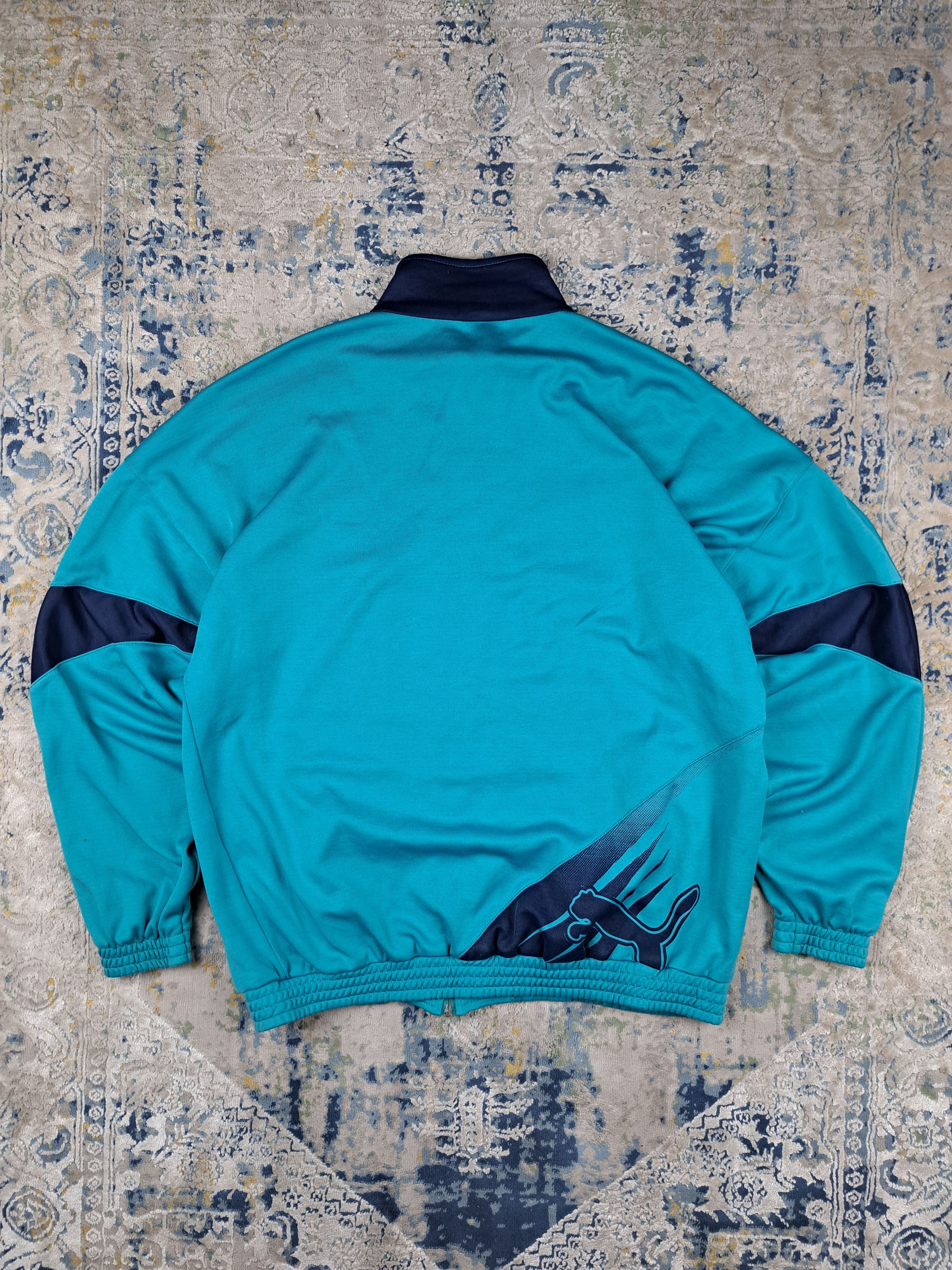 Puma Vintage 80s Puma Track Jacket Soccer Aesthetic Blokecore Size US L / EU 52-54 / 3 - 5 Thumbnail
