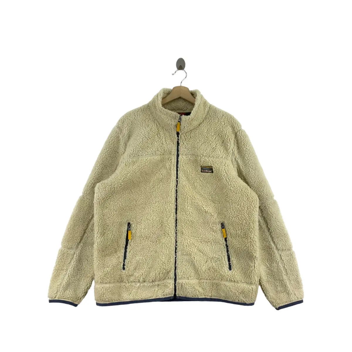 L.L. Bean Vintage L.L. BEAN USA Deep Pile Sherpa Fleece Jacket Parka Size US XL / EU 56 / 4 - 1 Thumbnail