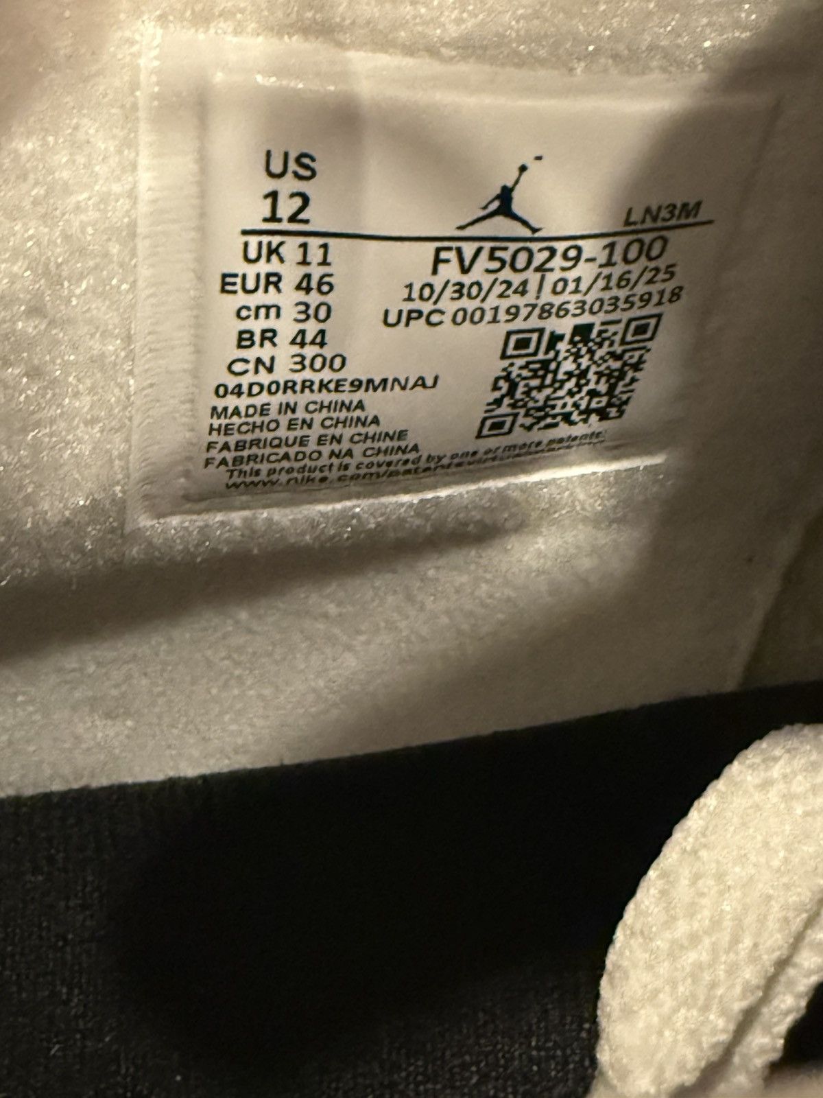 Jordan Brand Air Jordan 4 Retro White Cement Fire Red Tech Grey Black 12 Size US 12 / EU 45 - 10 Thumbnail
