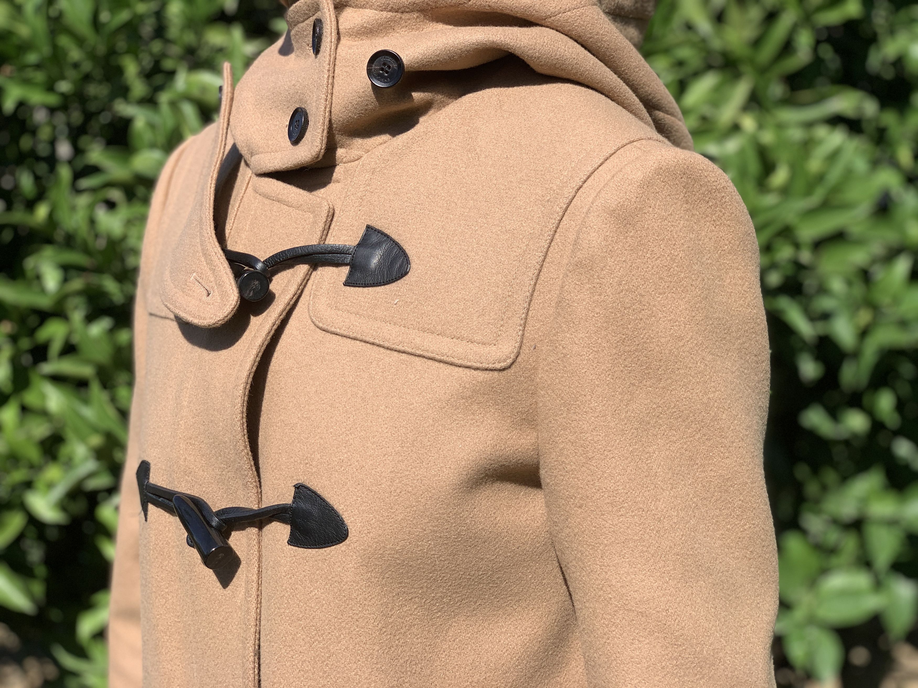 Belstaff Belstaff Camel Wool Duffle Coat Hooded Leather Size 42 Size M / US 6-8 / IT 42-44 - 9 Thumbnail