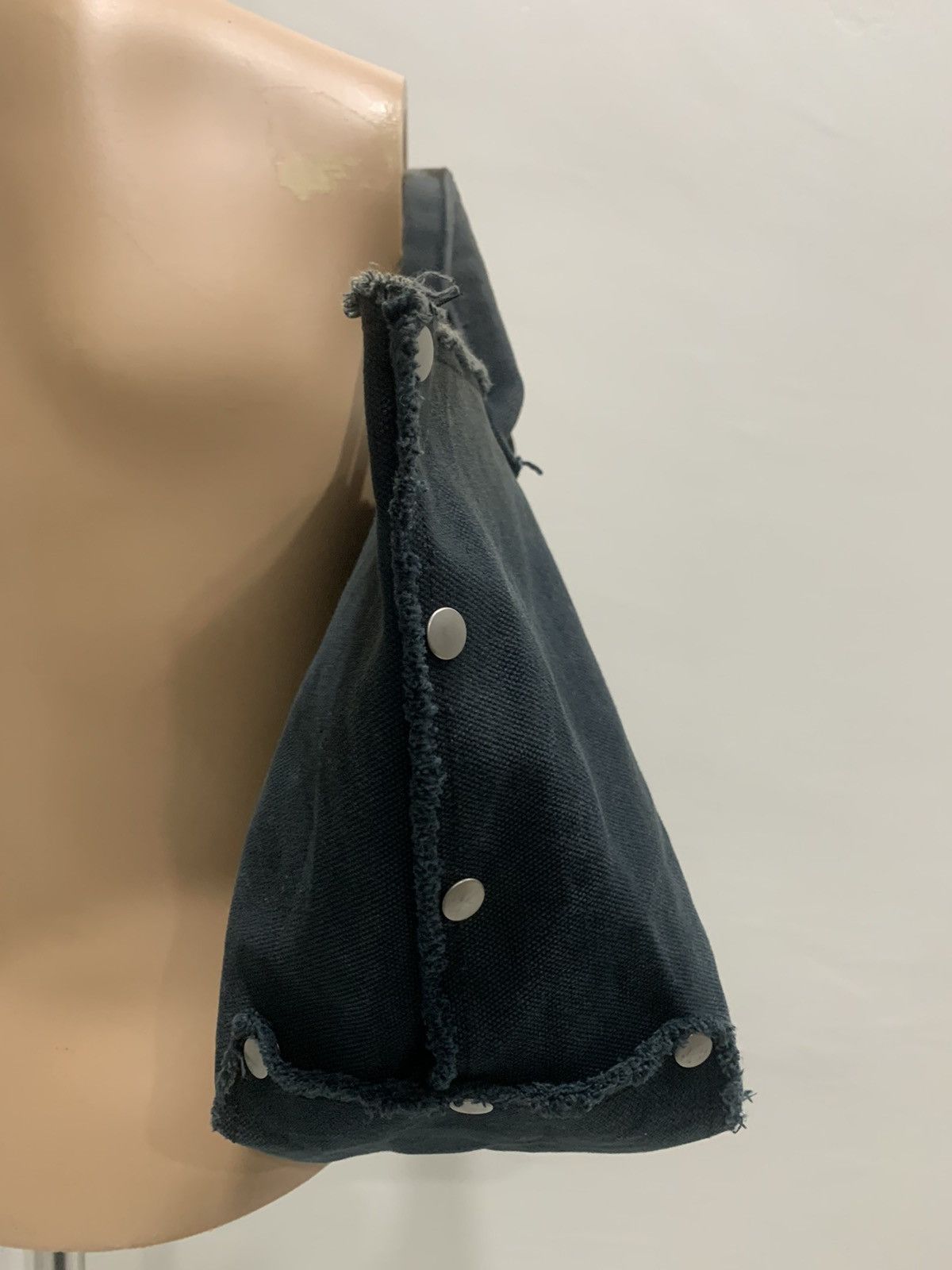Unknown Japanese Brand Canvas Snap Button tote bag