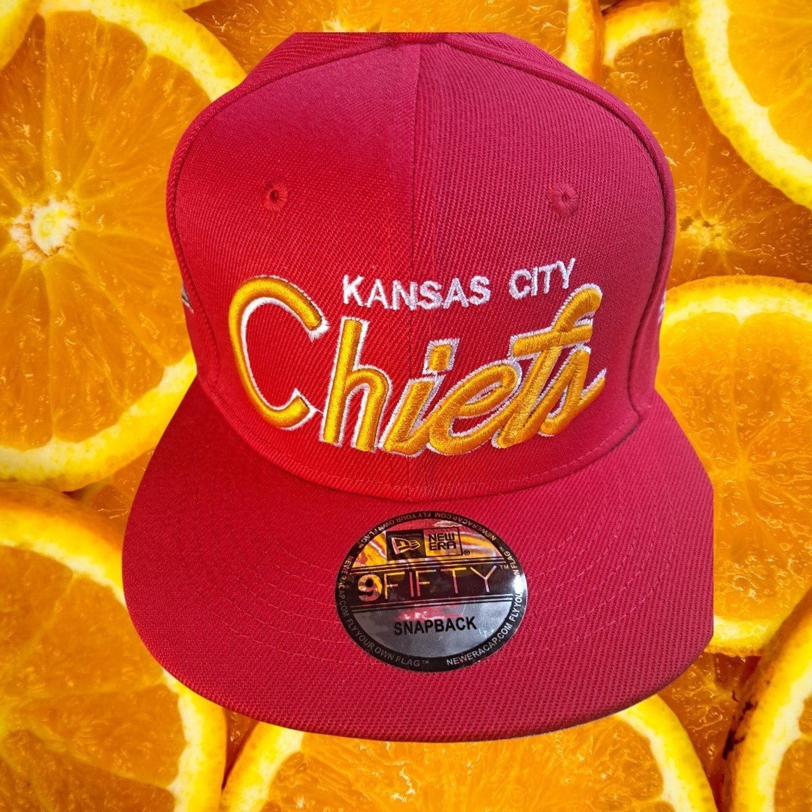 New Era Kansas City Chiefs New Era Snapback Hat Cap NFL Football Red Size ONE SIZE - 1 Thumbnail