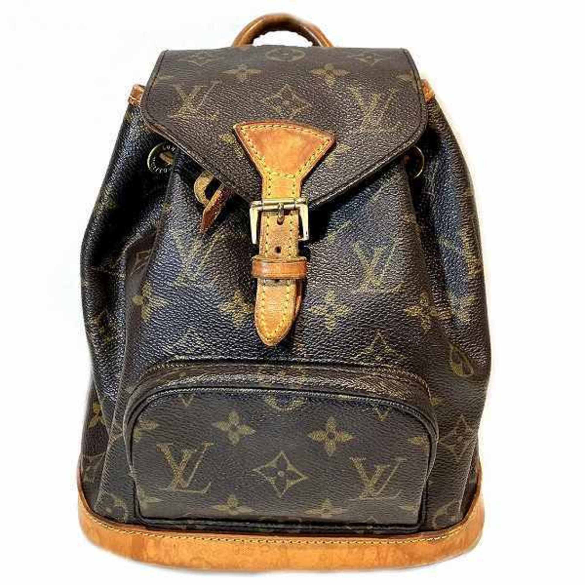 image of Louis Vuitton Monogram Mini Monsouris M51137 Bag Backpack Men Women in Brown