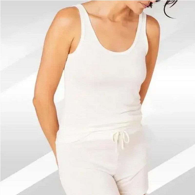 Other Andie The Scoop Tank Bamboo Jersey Snow Size L Size XL / US 12-14 / IT 48-50 - 1 Thumbnail