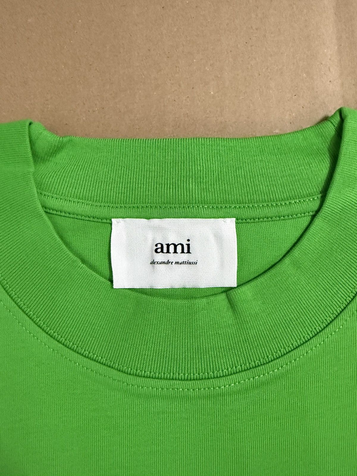 AMI Ami Paris Tonal Heart T-Shirt NEW Size US L / EU 52-54 / 3 - 3 Thumbnail