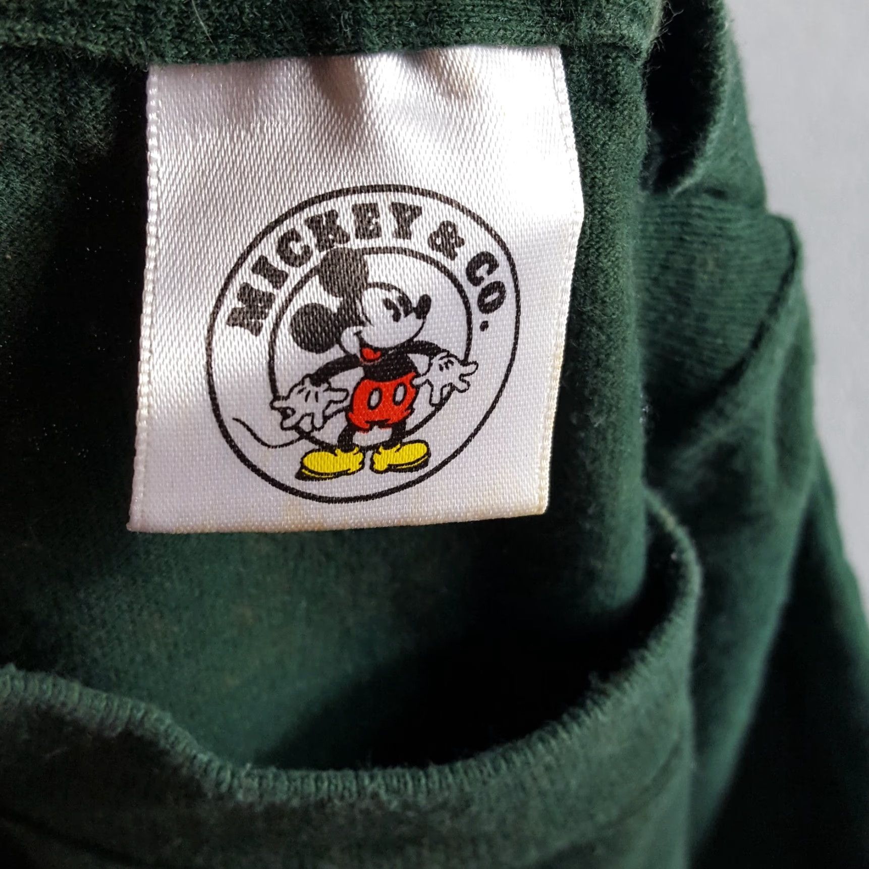 Disney Vintage Disney Mickey Mouse T-Shirt Men Large Cotton Grunge 90s 00s Cartoon Logo Embroidered Size US L / EU 52-54 / 3 - 6 Thumbnail