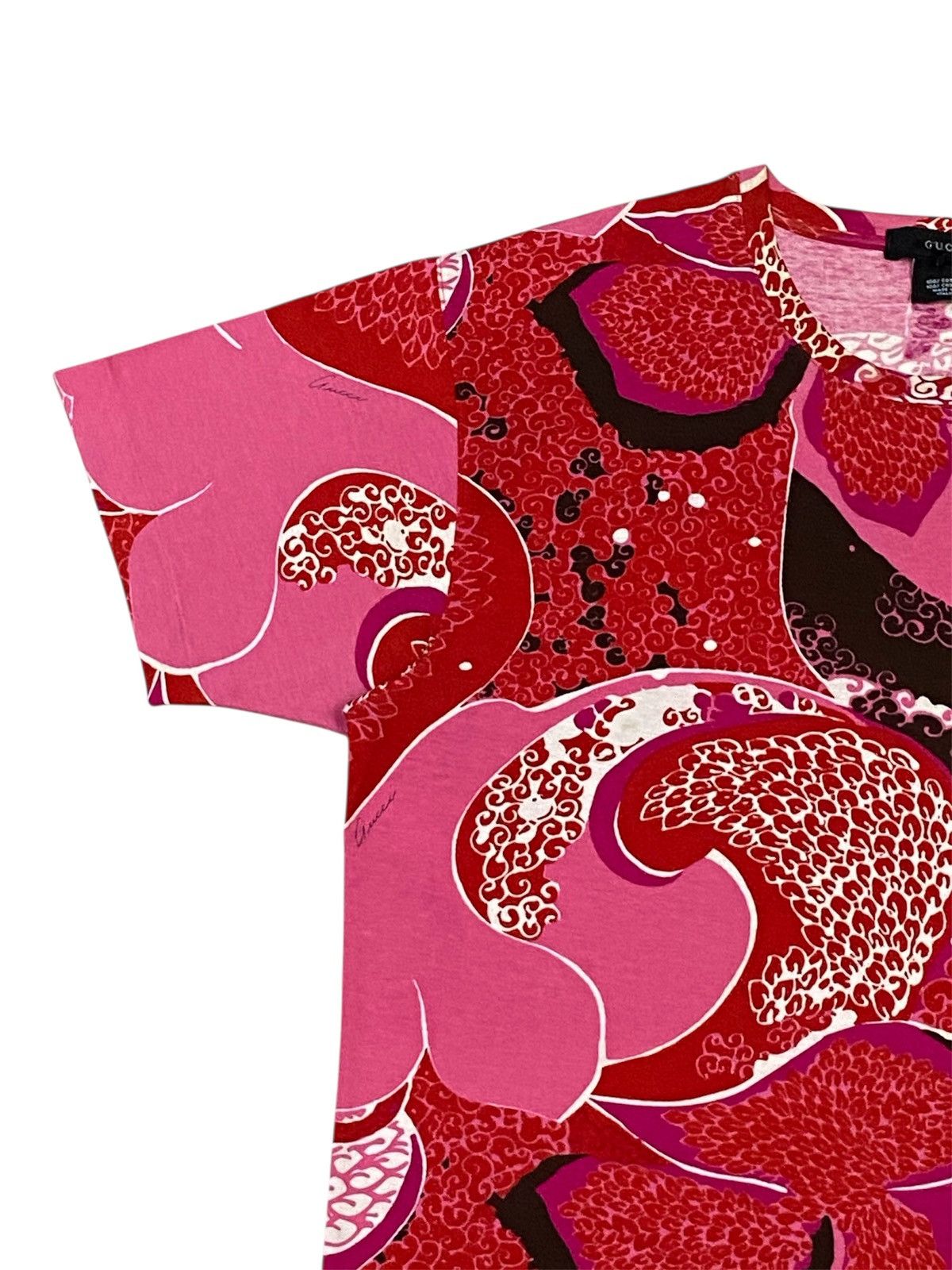Gucci Gucci SS1999 Floral Red Shirt Size L / US 10 / IT 46 - 5 Thumbnail