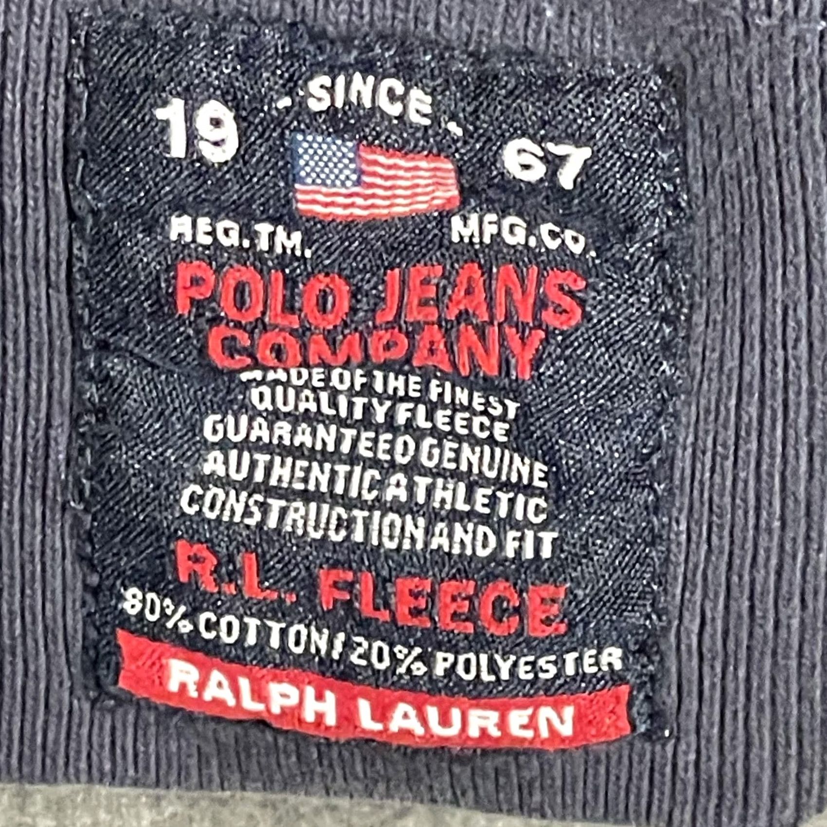 Polo Ralph Lauren Polo Ralph Lauren Sweatshirt Mens Large Blue Polo Jeans RL-67 Fleece Logo Y2K Size US L / EU 52-54 / 3 - 4 Thumbnail