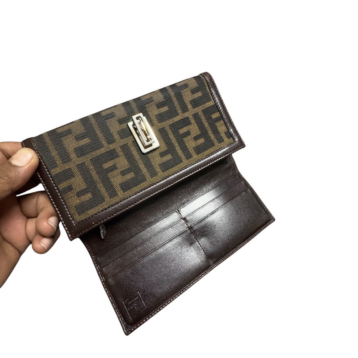 Fendi Fendi Monogram Long Wallet Size ONE SIZE - 9 Thumbnail