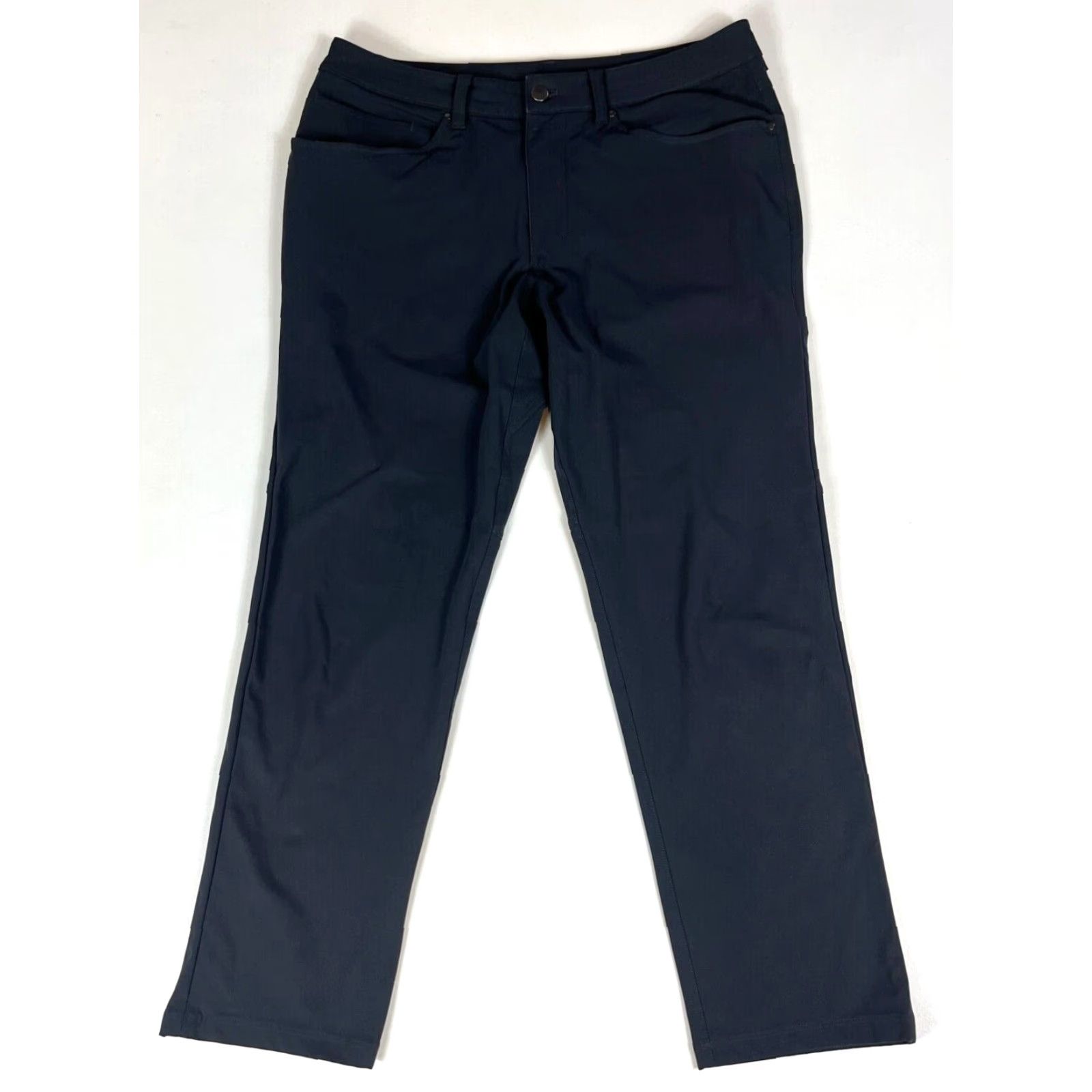 Lululemon Lululemon Men's ABC Pants Classic LM5A87S Obsidian 32x28 Pants City Preppy Straight Inseam 28 in Trousers) Size US 32 / EU 48 - 3 Thumbnail