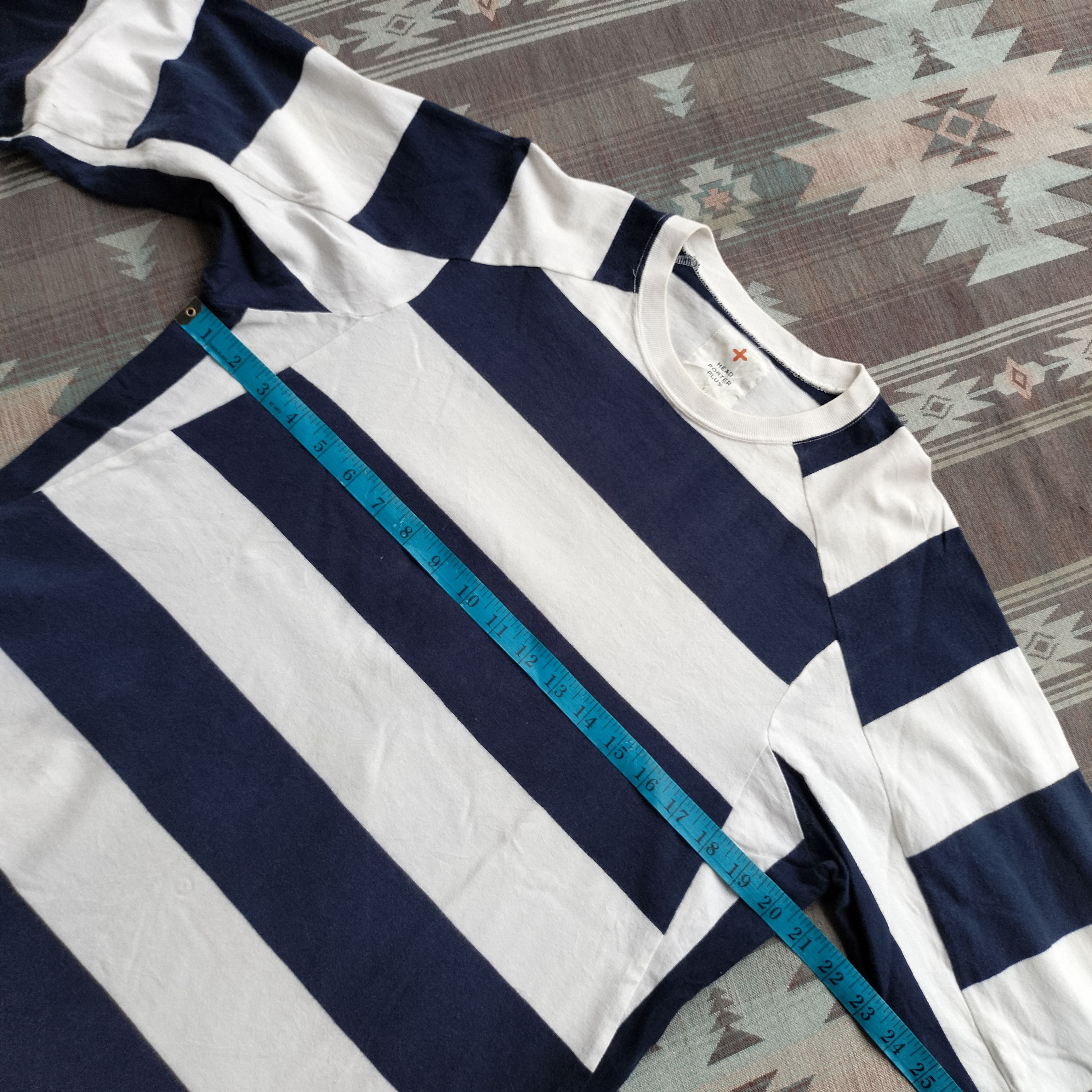 Porter Head Porter plus japan stripe navy white Ls shirt Size US L / EU 52-54 / 3 - 15 Thumbnail