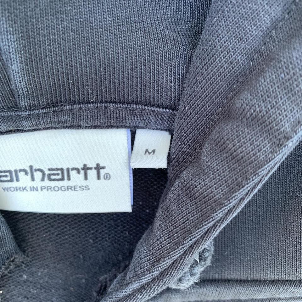 Carhartt Wip Faded Black Carhartt Wip Distressed Hoodie Mens Medium Size US M / EU 48-50 / 2 - 3 Thumbnail