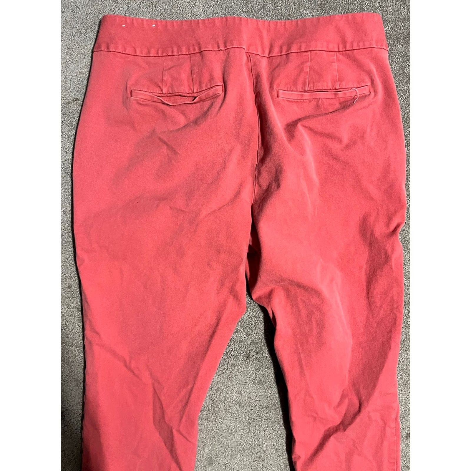 Loft VINTAGE LOFT Pink Dress Pants Curvy Skinny Ankle Women’s 16 Pockets Size 38" / US 16 / IT 52 - 4 Thumbnail