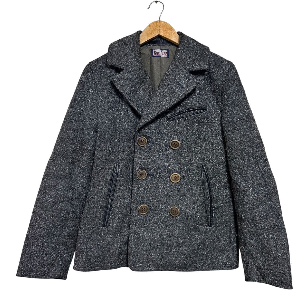 Blue Blue Japan Blue Blue Cashmere Peacoat Jacket Size US S / EU 44-46 / 1 - 1 Thumbnail