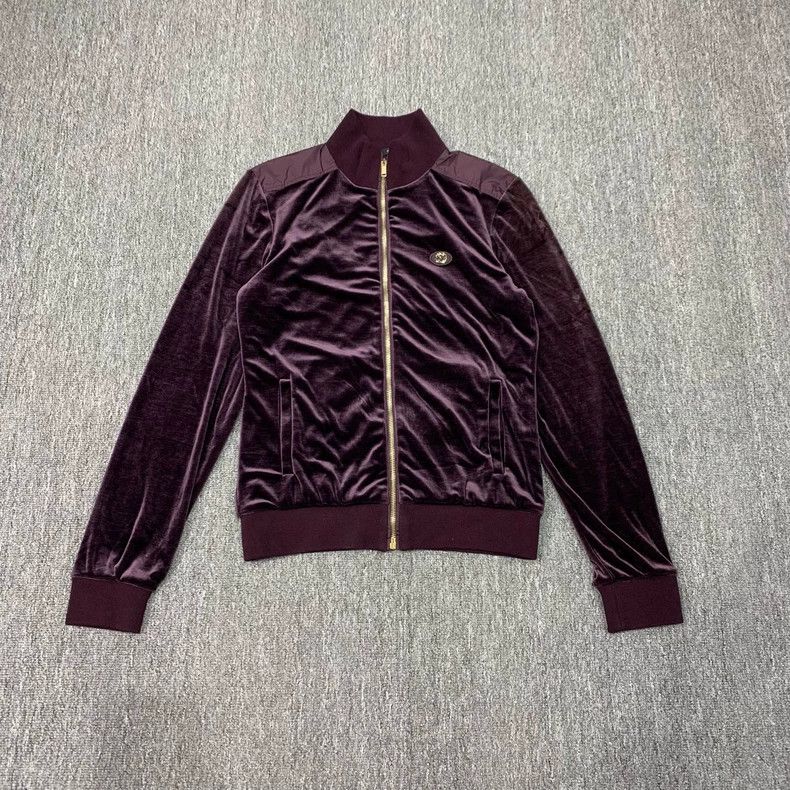 Gucci Gucci Burgundy Velvet School Jacket M Size- DMC Size US M / EU 48-50 / 2 - 1 Thumbnail