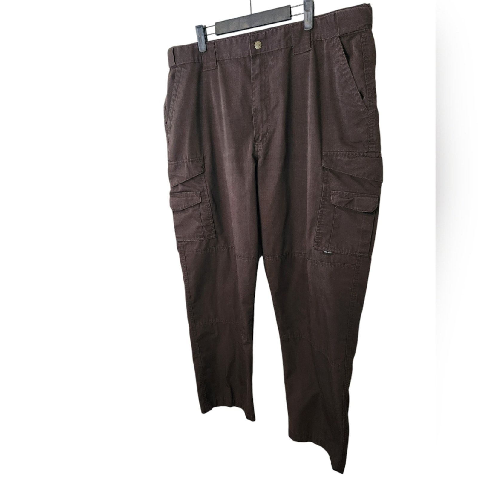 Tru-Spec Tru Spec Mens Utility tactical rip stop Pants brown 42/32 Size US 42 / EU 58 - 4 Thumbnail