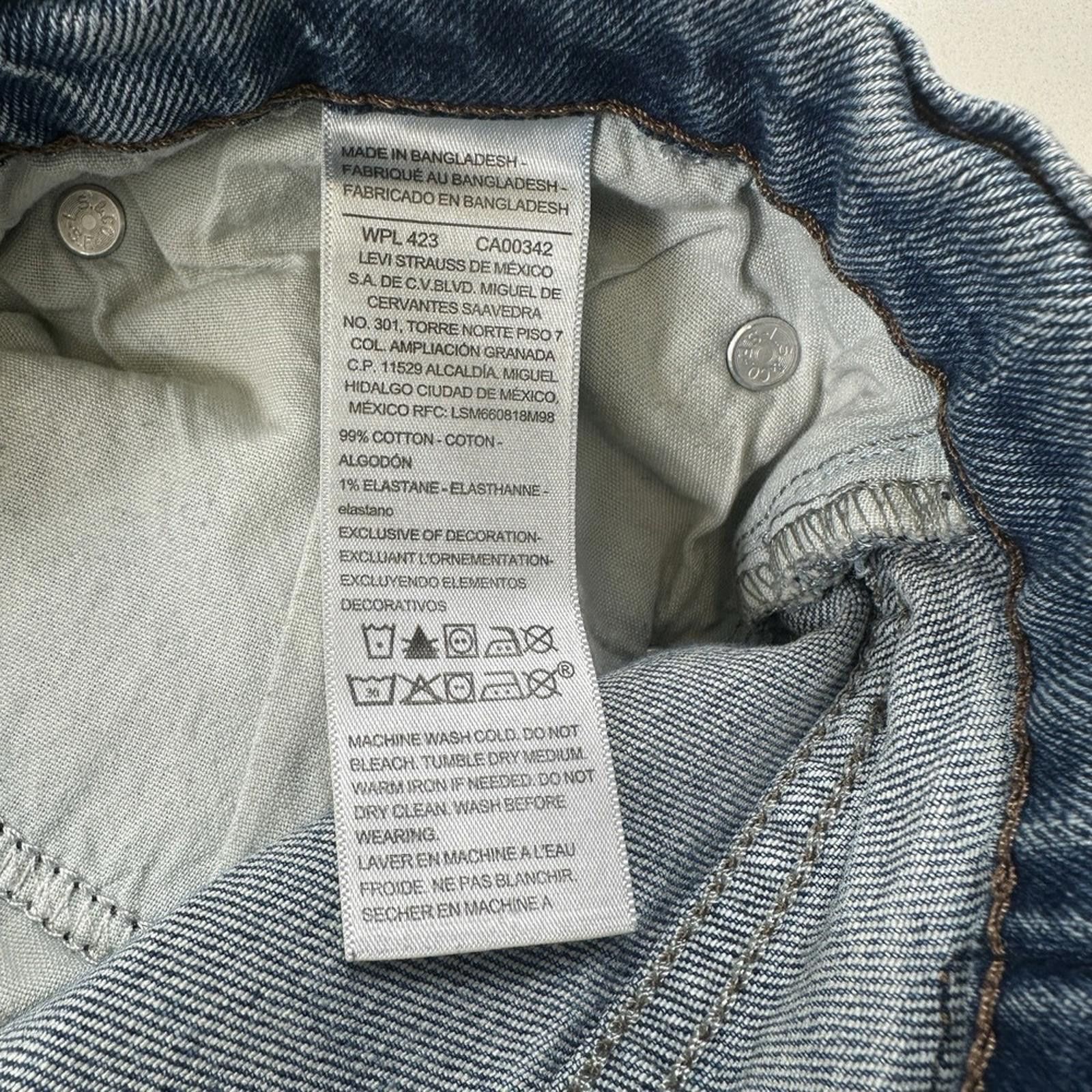 Levi's Signature Levis Jeans Mens 34x30 Blue Slim Straight Light Size US 34 / EU 50 - 9 Thumbnail