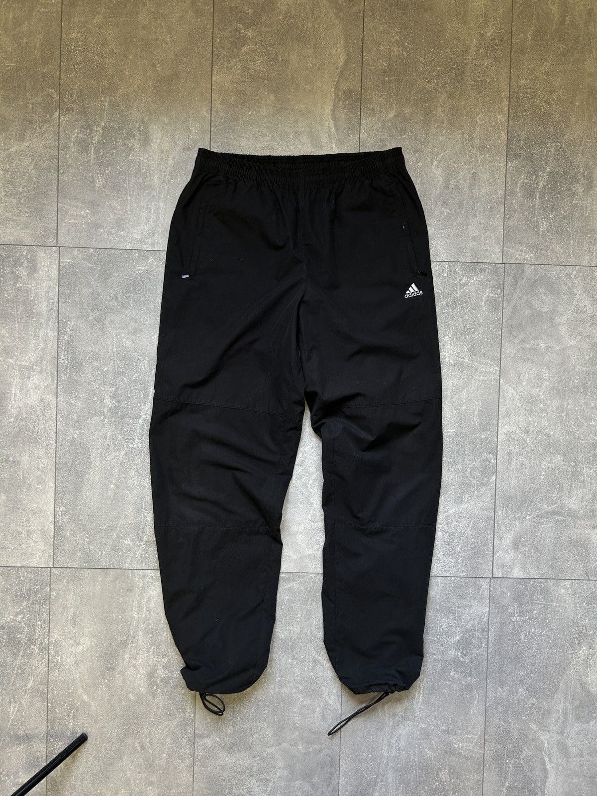 Adidas × Vintage Mens Vintage Adidas joggers drill pants y2k rare streetwear Size US 32 / EU 48 - 1 Thumbnail
