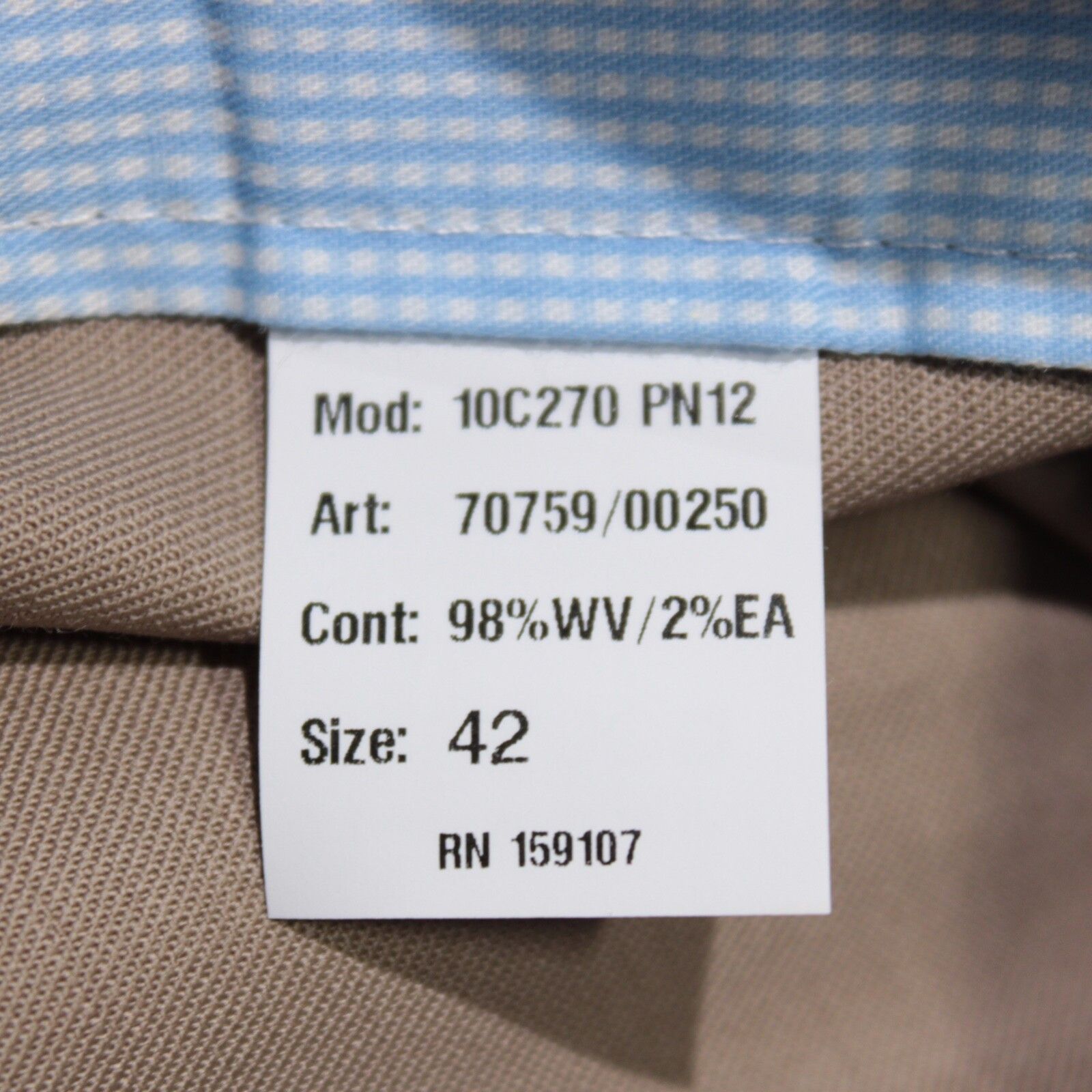 Zanella New with tags Dress Pants Size 42 US In Beige