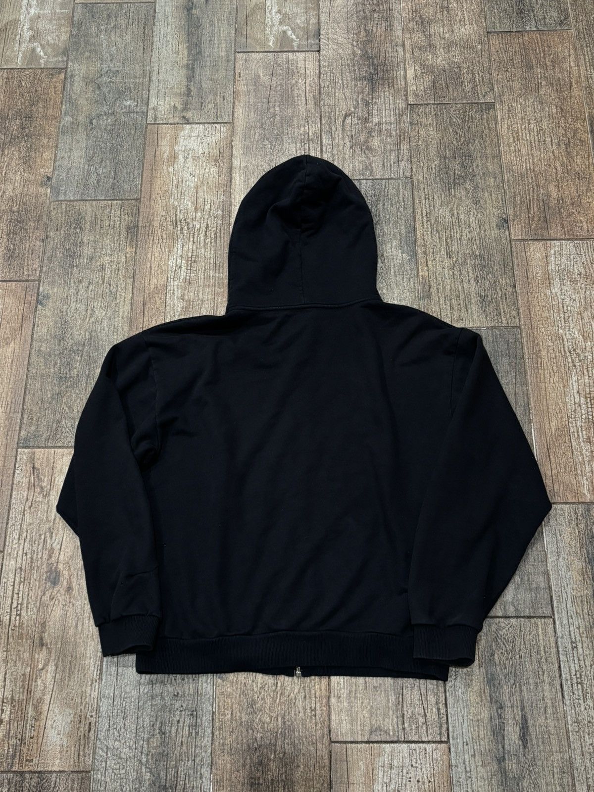 Celine Black Logo Zip Hoodie Size US L / EU 52-54 / 3 - 2 Thumbnail