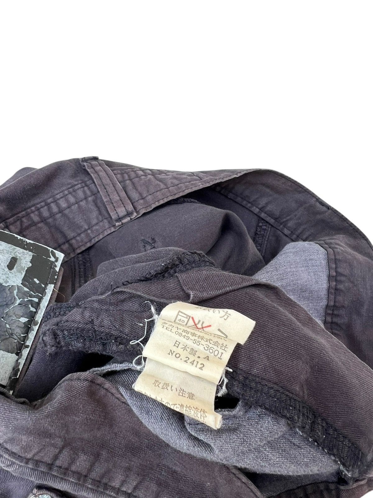 Marithe + Francois Girbaud Vintage 90s Marithe Francois Girbaud Faded Black Baggy Pant Size US 31 - 25 Thumbnail