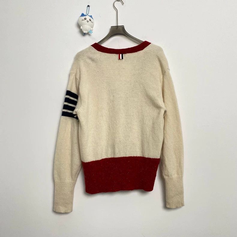 Thom Browne Thom Browne Mahaimo blended wool sweater Size US XL / EU 56 / 4 - 3 Thumbnail