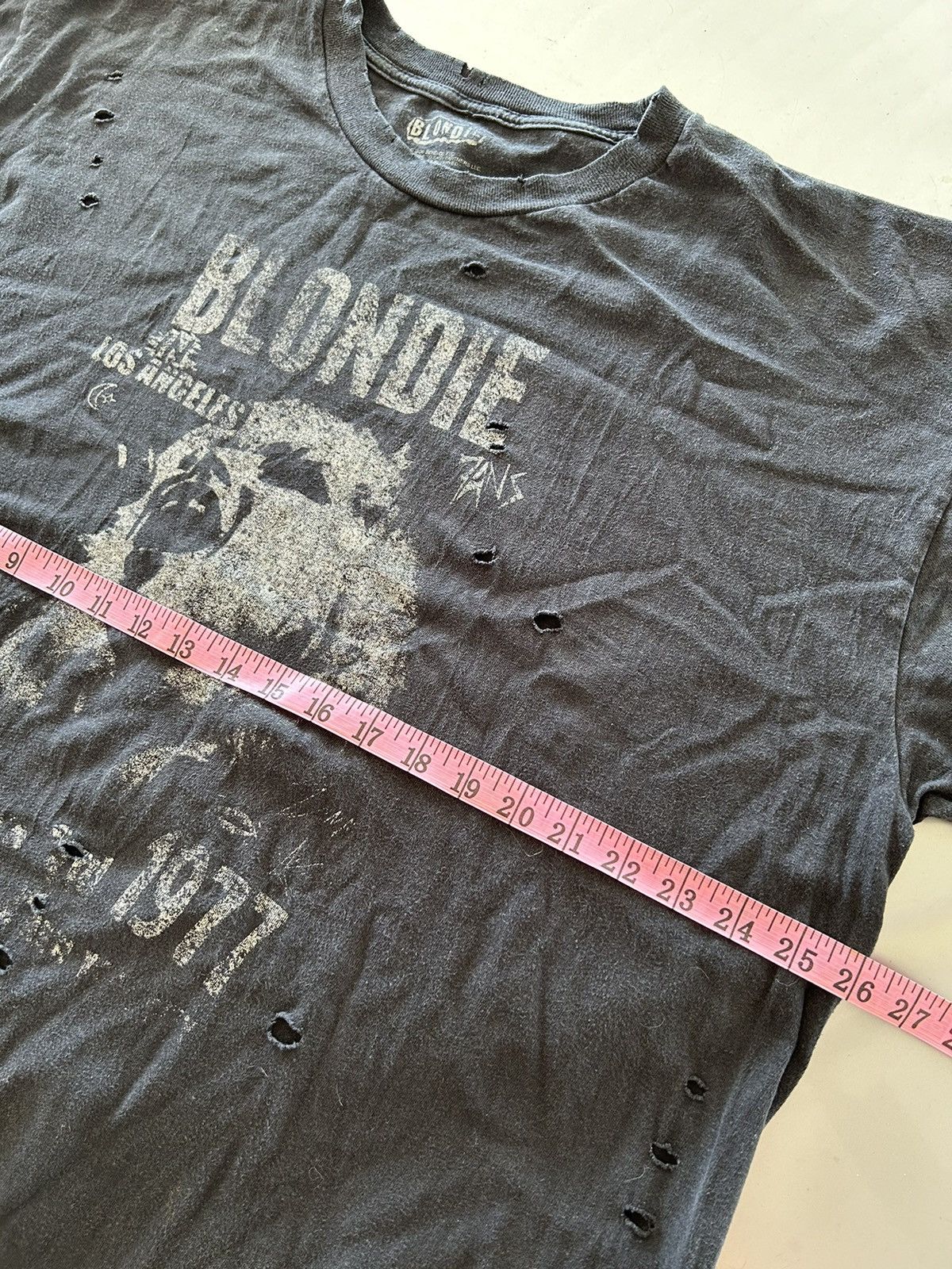 Band Tees 💥 BLONDIE DISTRESSED TEES Size US XL / EU 56 / 4 - 9 Thumbnail