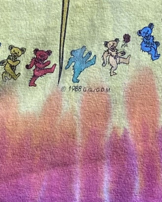 Anvil × Grateful Dead × Vintage Shirt Grateful Dead Sun Tie Dye 80’s Gfd 1988 Anvil Vintage Size US M / EU 48-50 / 2 - 6 Thumbnail