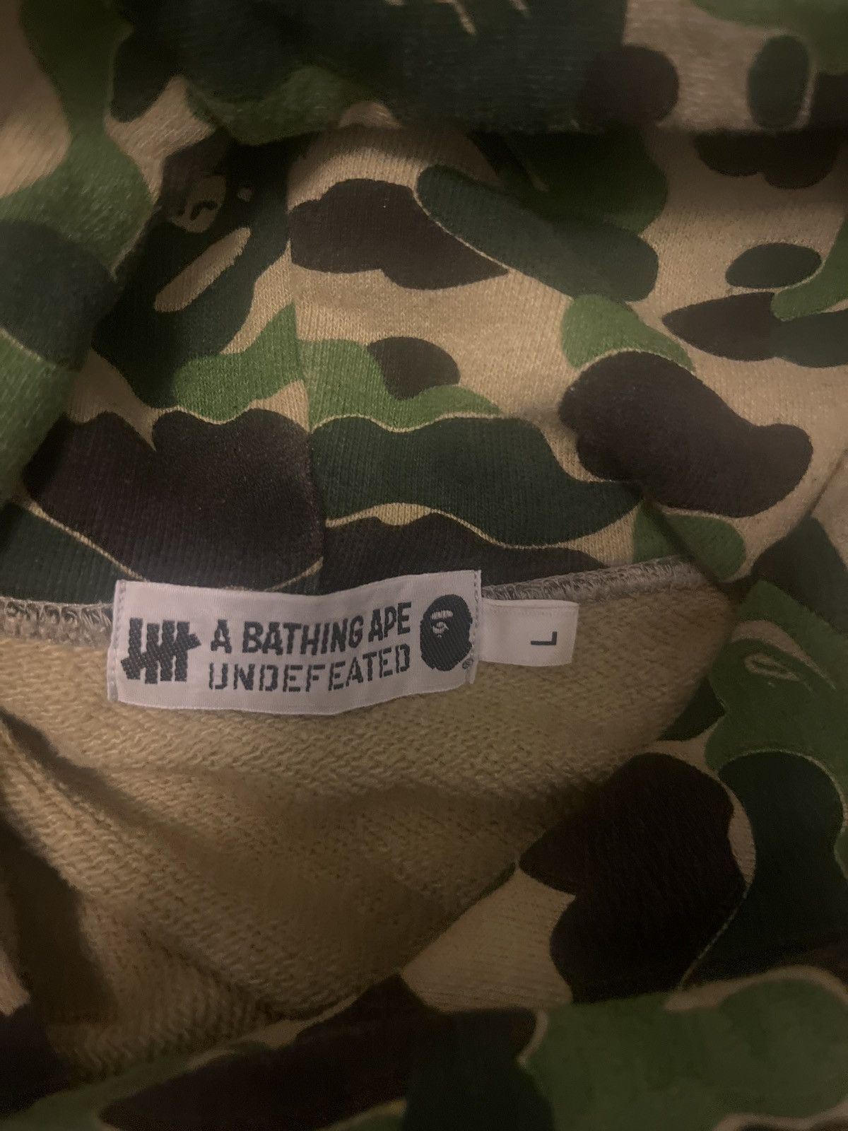 Bape × Undefeated Bape x Undefeated ABC Camo Pullover Hoodie Size US L / EU 52-54 / 3 - 3 Thumbnail