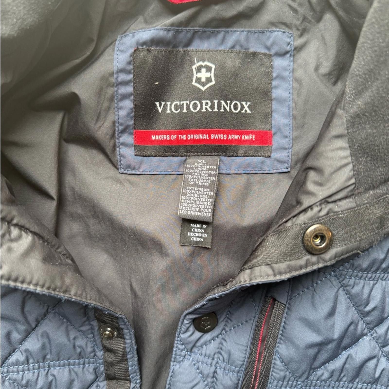 Victorinox Victorinox Men's Quilted Jacket - Navy XL Size US XL / EU 56 / 4 - 2 Thumbnail