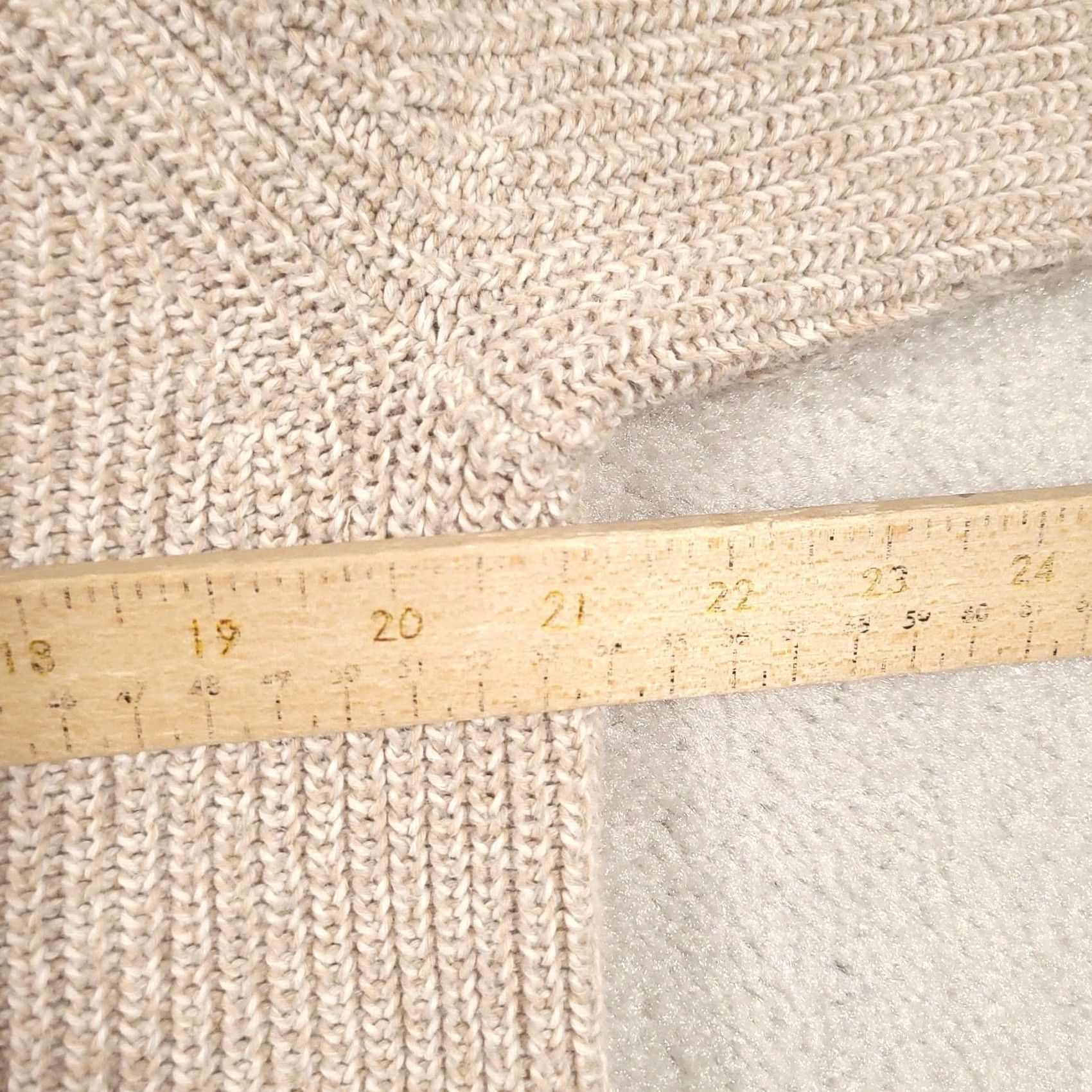 Talbots Talbots Cable-Knit Sweater XL Beige Pullover Womens Size XL / US 12-14 / IT 48-50 - 4 Thumbnail