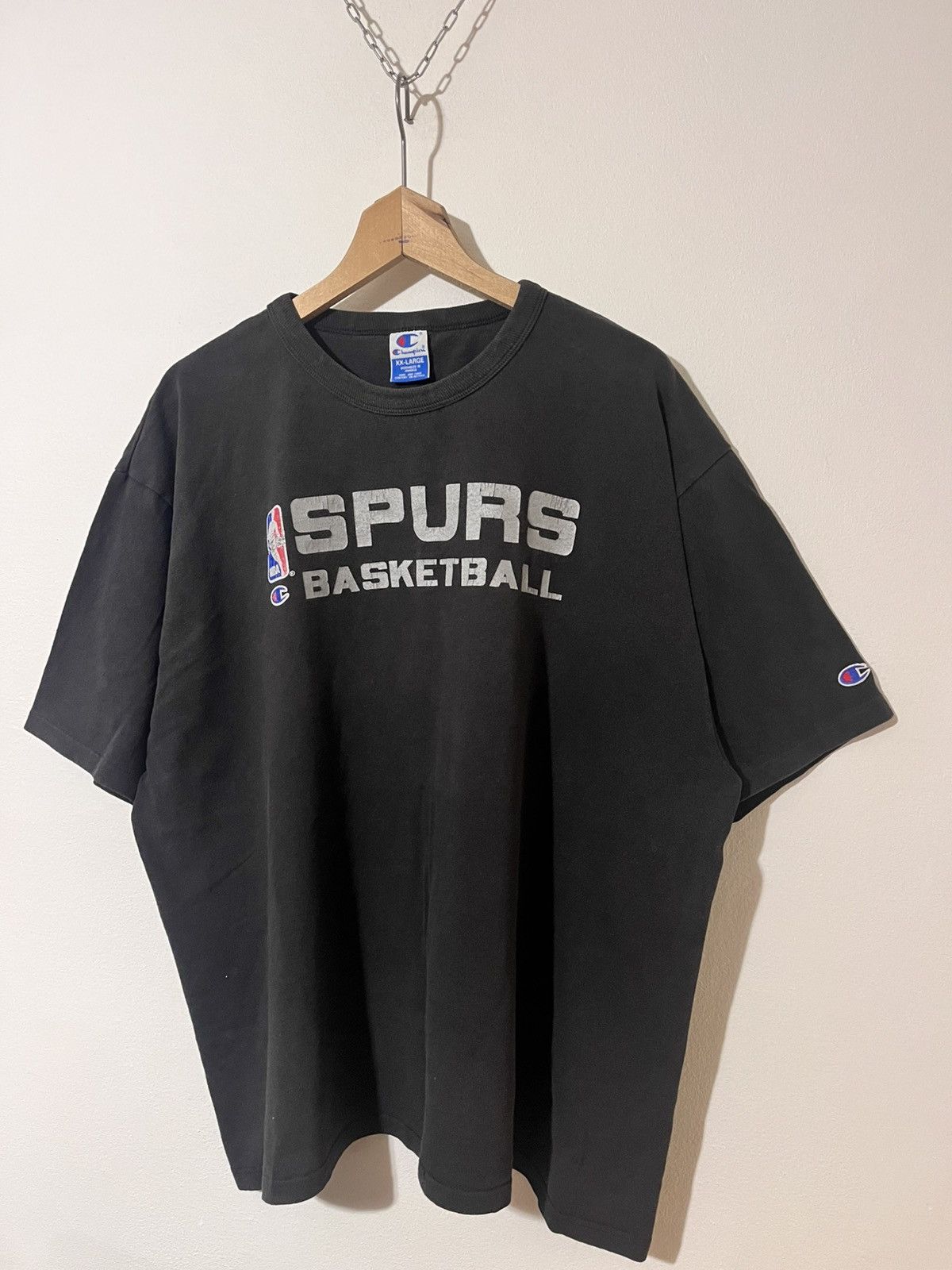 Champion 🏀 Vintage 90s Champion San Antonio Spurs XXL SINGLE STITCH Size US XXL / EU 58 / 5 - 2 Thumbnail