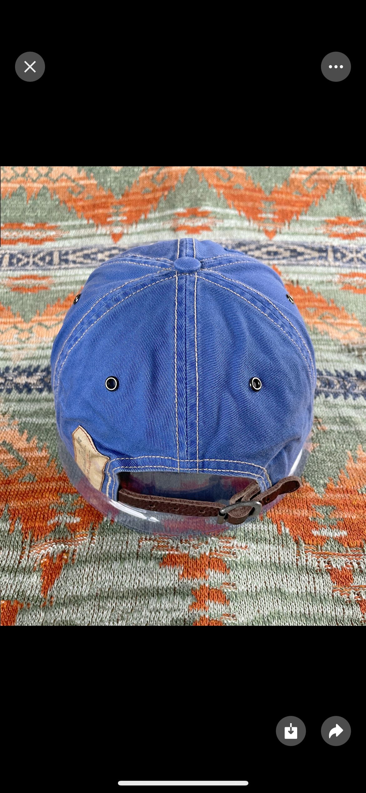 Polo Ralph Lauren Polo Ralph Lauren Leather Baseball Hat Cap Size ONE SIZE - 8 Thumbnail