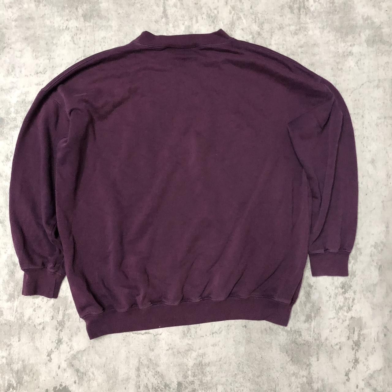 Other Dark purple vintage 90s crewneck sweatshirt Size US M / EU 48-50 / 2 - 5 Thumbnail